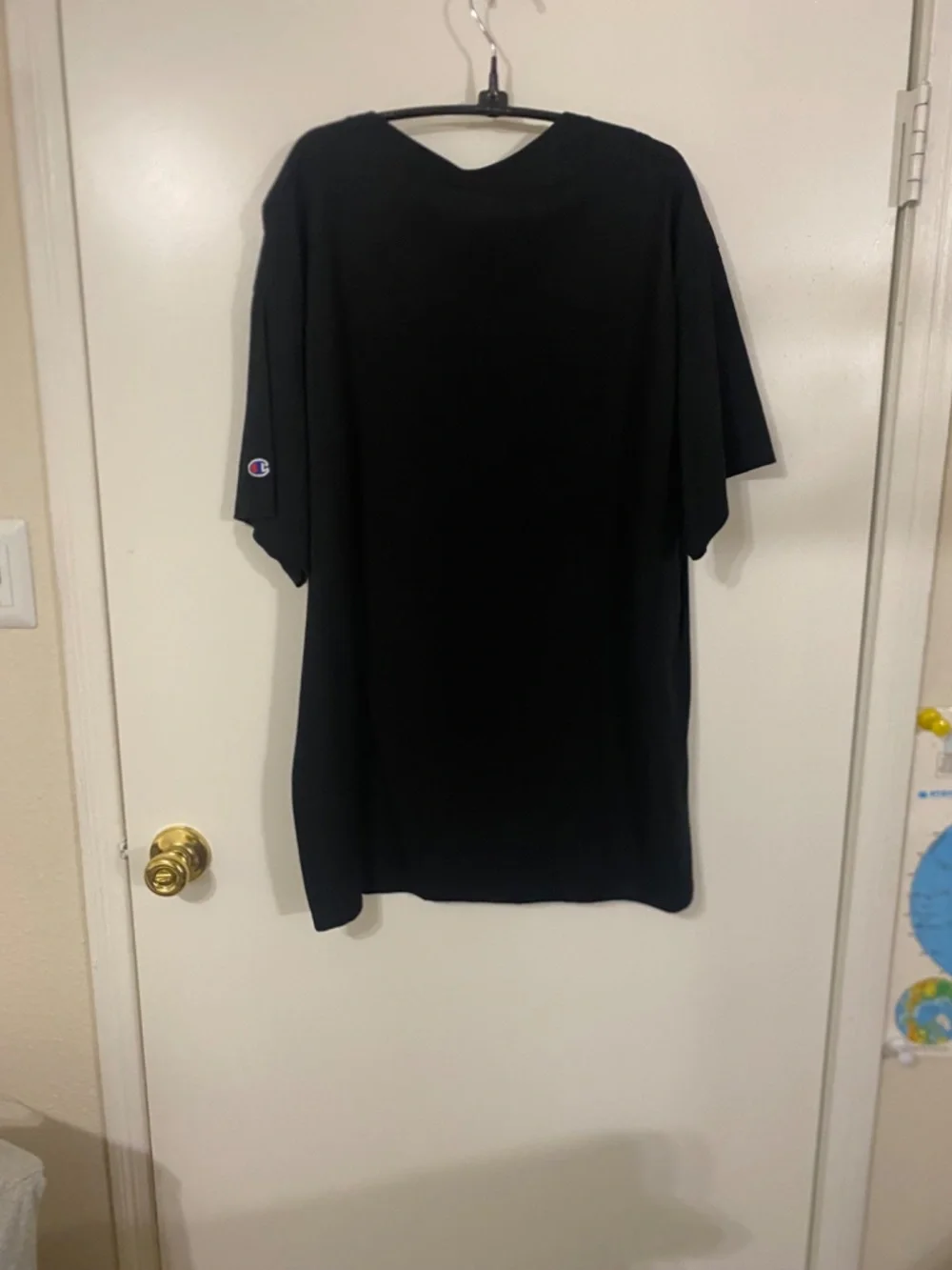 CHAMPION MENS GRAPHIC TEE SHIRT SH SLEEVE SZ XL BLK LOGO CHAMPION USA - Picture 2 of 2